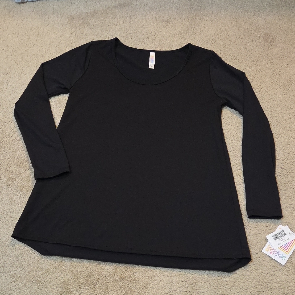 LuLaRoe Classic Black Long Sleeve Top